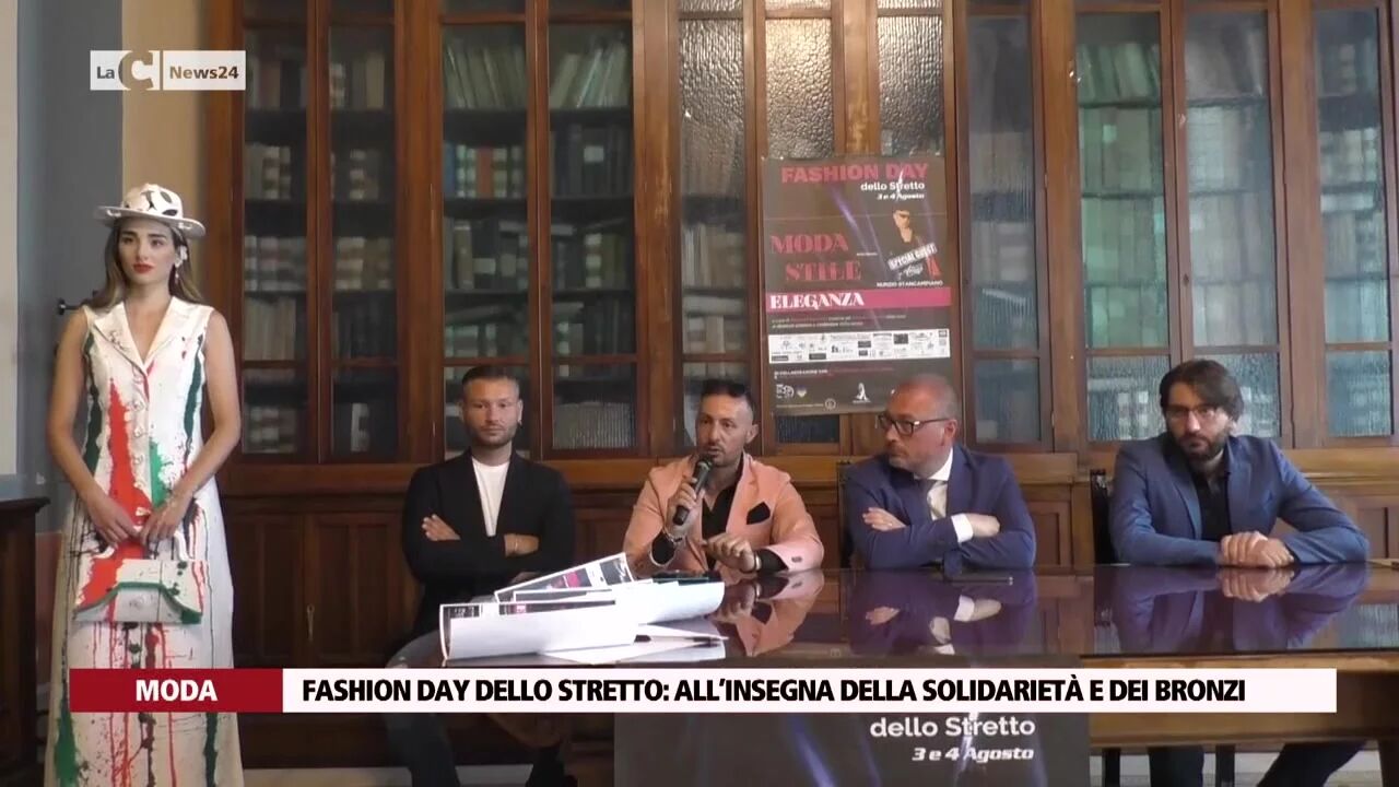 Fashion day dello stretto: all’insegna della solidarietà e dei bronzi