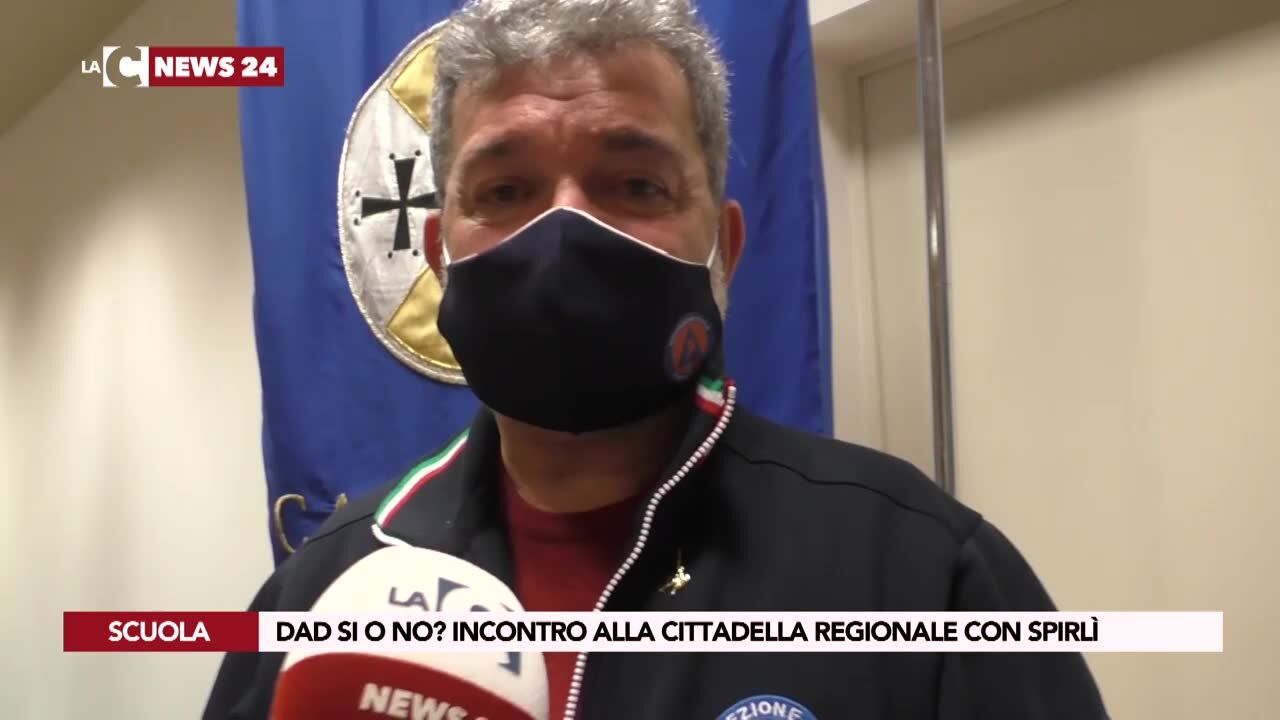 Dad si o no? Incontro alla Cittadella regionale con Spirlì