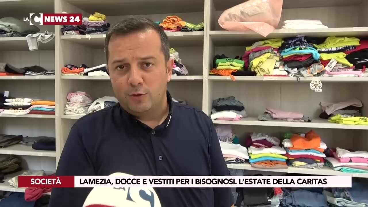 Lamezia, docce e vestiti per i bisognosi. L’estate della Caritas