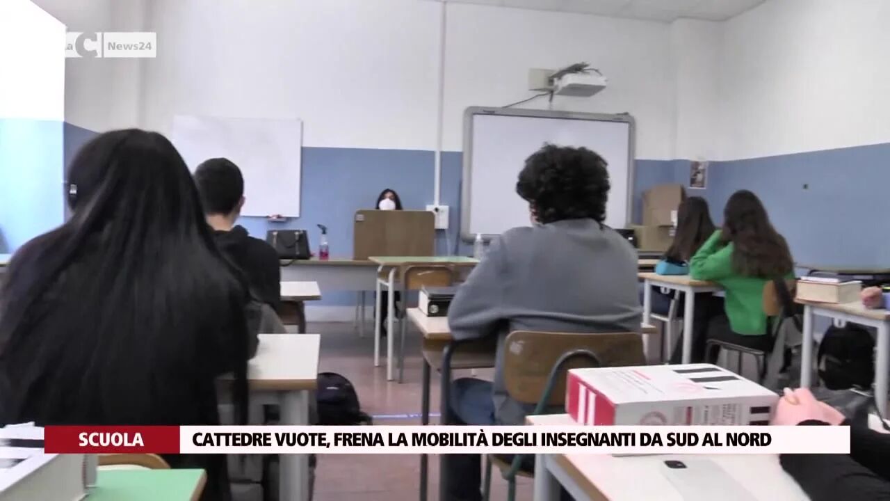 Cattedre vuote, frena la mobilità degli insegnanti da sud al nord
