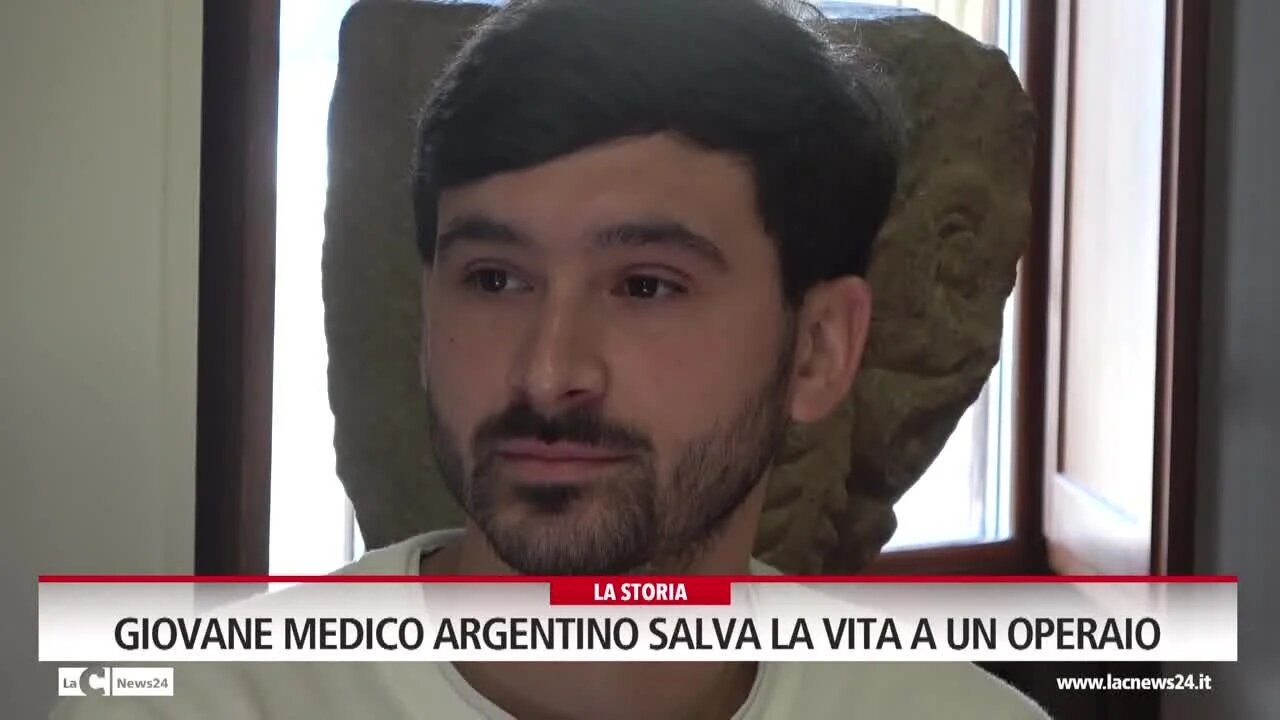 Giovane medico argentino salva la vita a un operaio