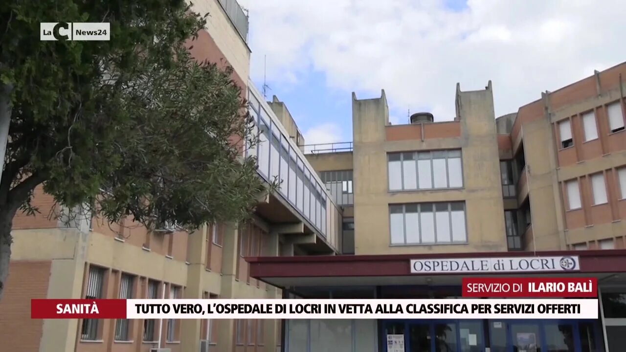 Tutto vero l’ospedale di Locri in vetta alla classifica per servizi offerti