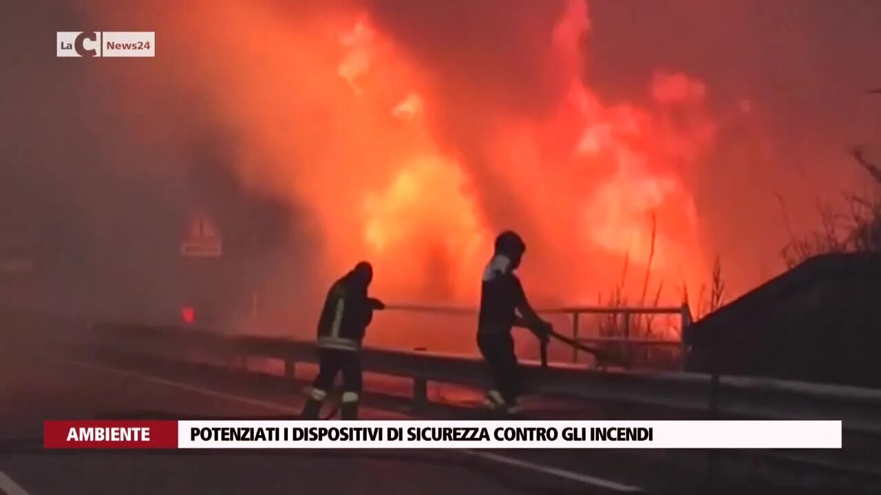 Potenziati i dispositivi di sicurezza contro gli incendi