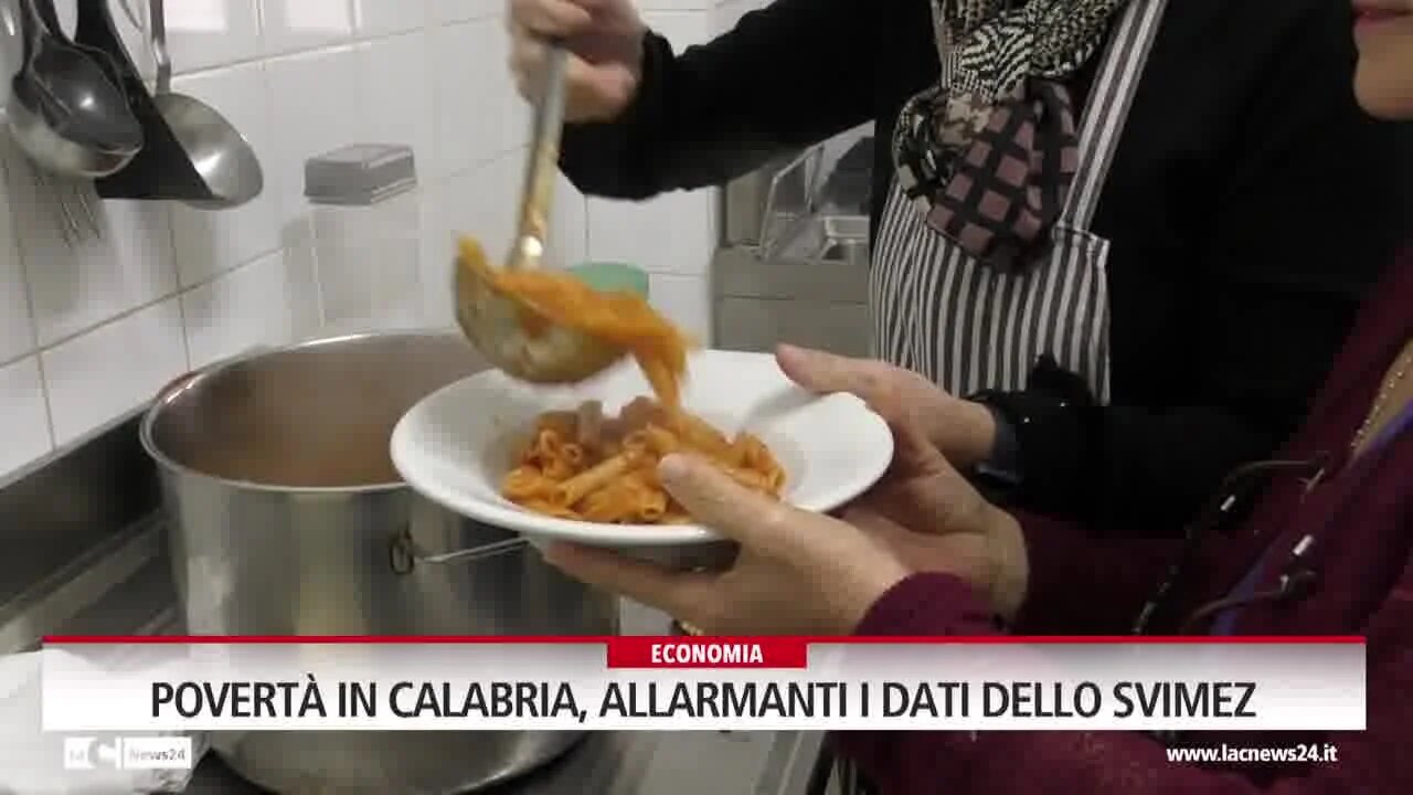 Povertà in Calabria, allarmanti i dati dello Svimez