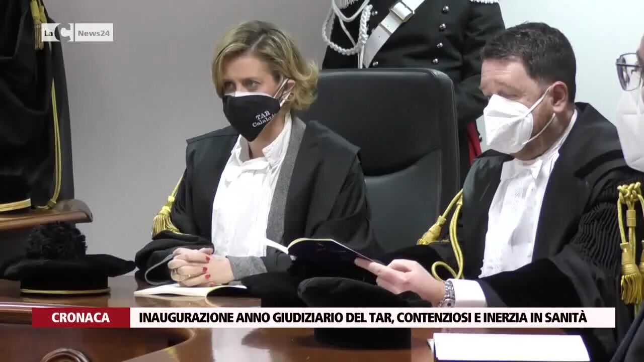 Inaugurazione anno giudiziario del Tar, contenziosi e inerzia in sanità