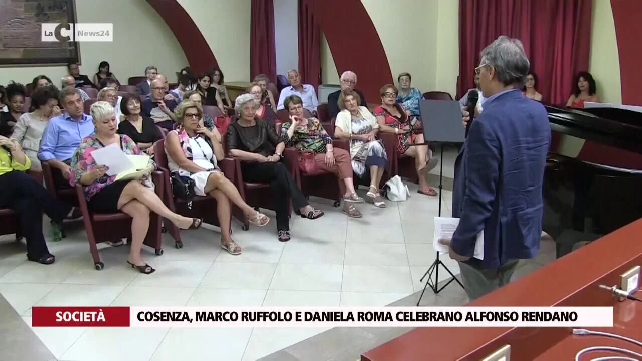 Cosenza, Marco Ruffolo e Daniela Roma celebrano Alfonso Rendano