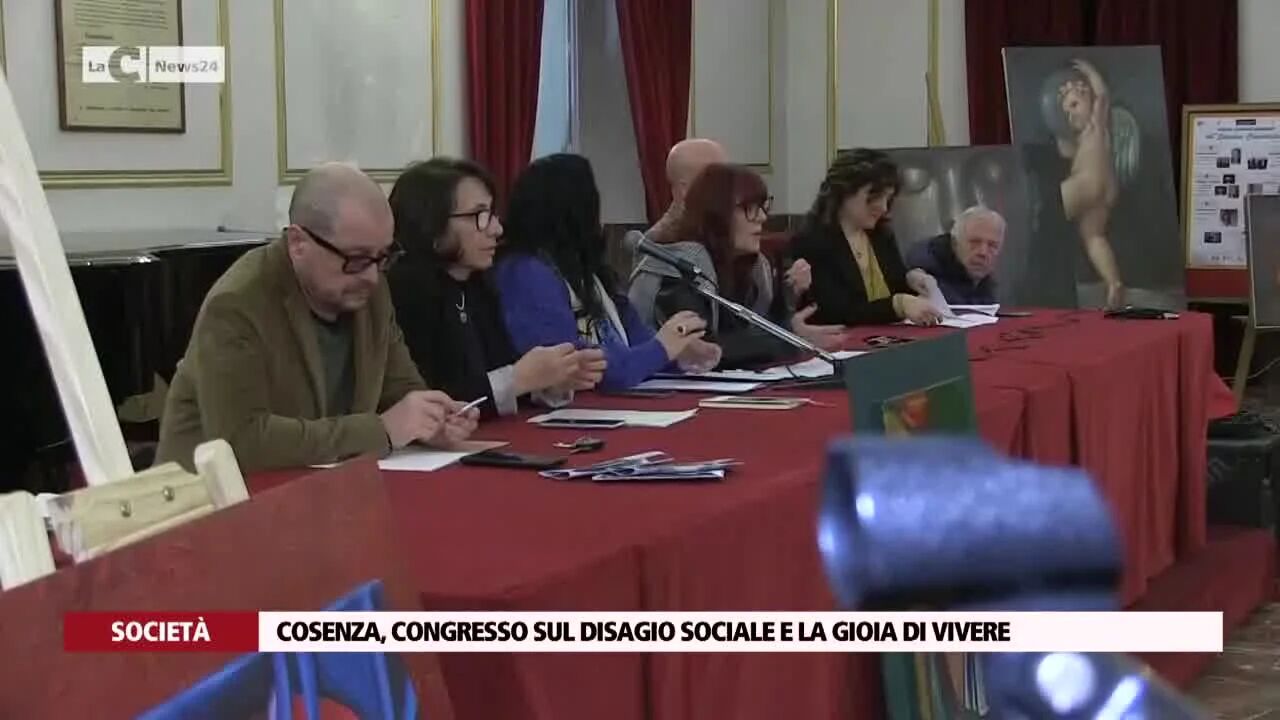 Cosenza, congresso sul disagio sociale e la gioia di vivere