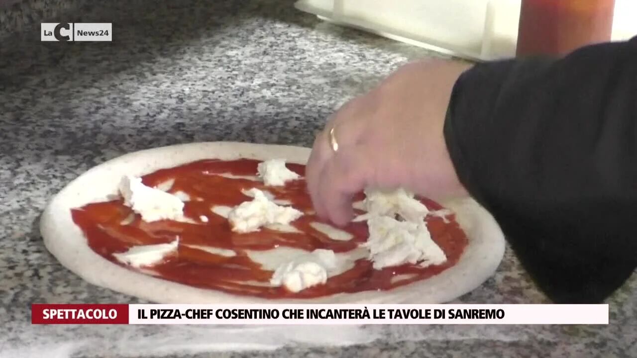 Il pizza-chef cosentino che incanterà le tavole di Sanremo