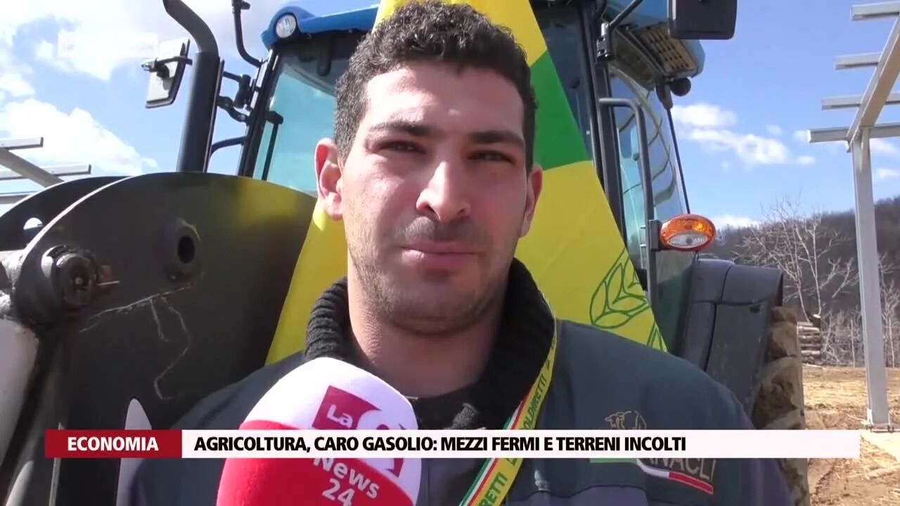 Agricoltura, caro gasolio: mezzi fermi e terreni incolti