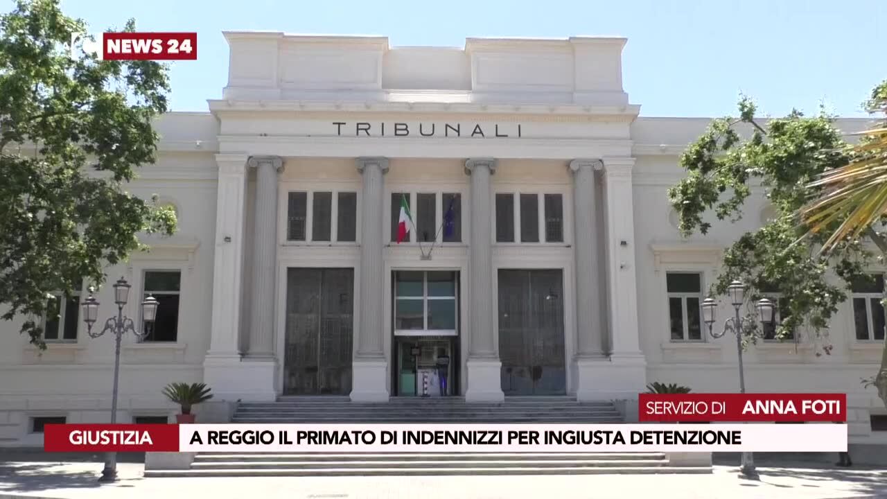 A Reggio il primato di indennizzi per ingiusta detenzione