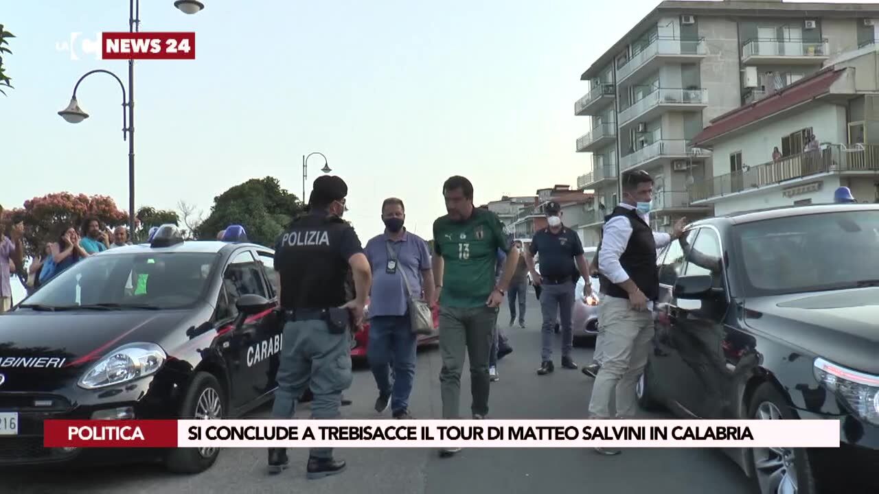 Si conclude a Trebisacce il tour di Matteo Salvini in Calabria