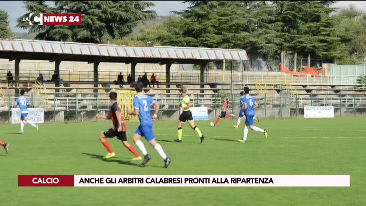 Anche gli arbitri calabresi pronti alla ripartenza