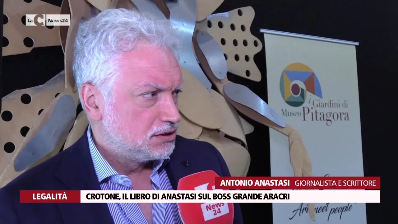 Crotone, il libro di Anastasi sul boss Grande Aracri