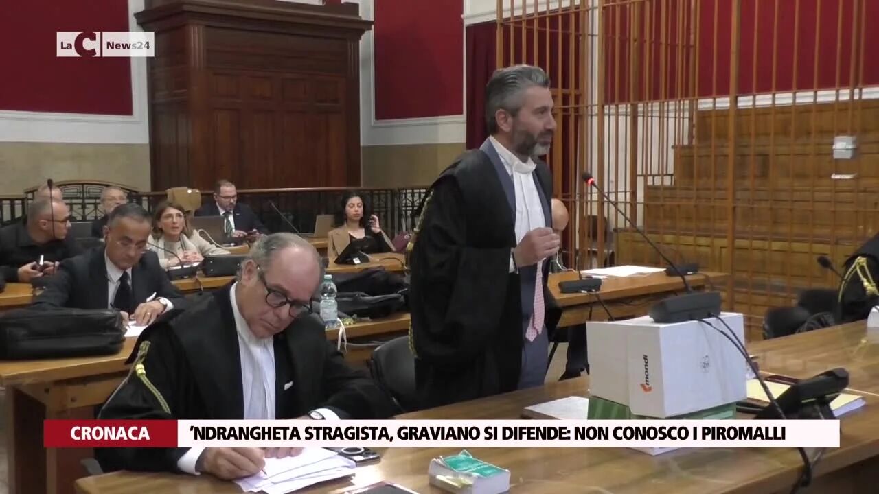 ’Ndrangheta stragista, Graviano si difende: «Non conosco i Piromalli»