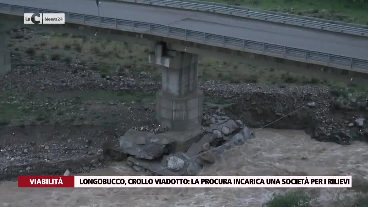 Longobucco, crollo viadotto:  la procura incarica una società per i rilievi