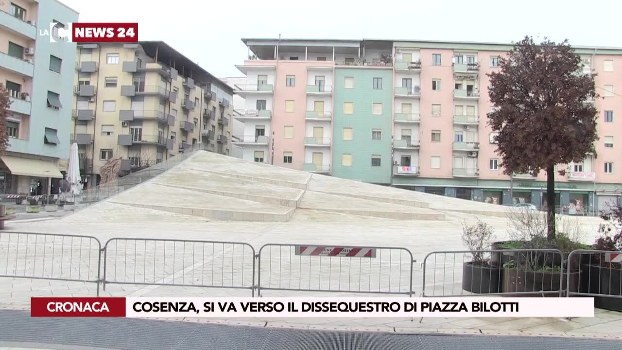 Cosenza, si va verso il dissequestro di piazza Bilotti