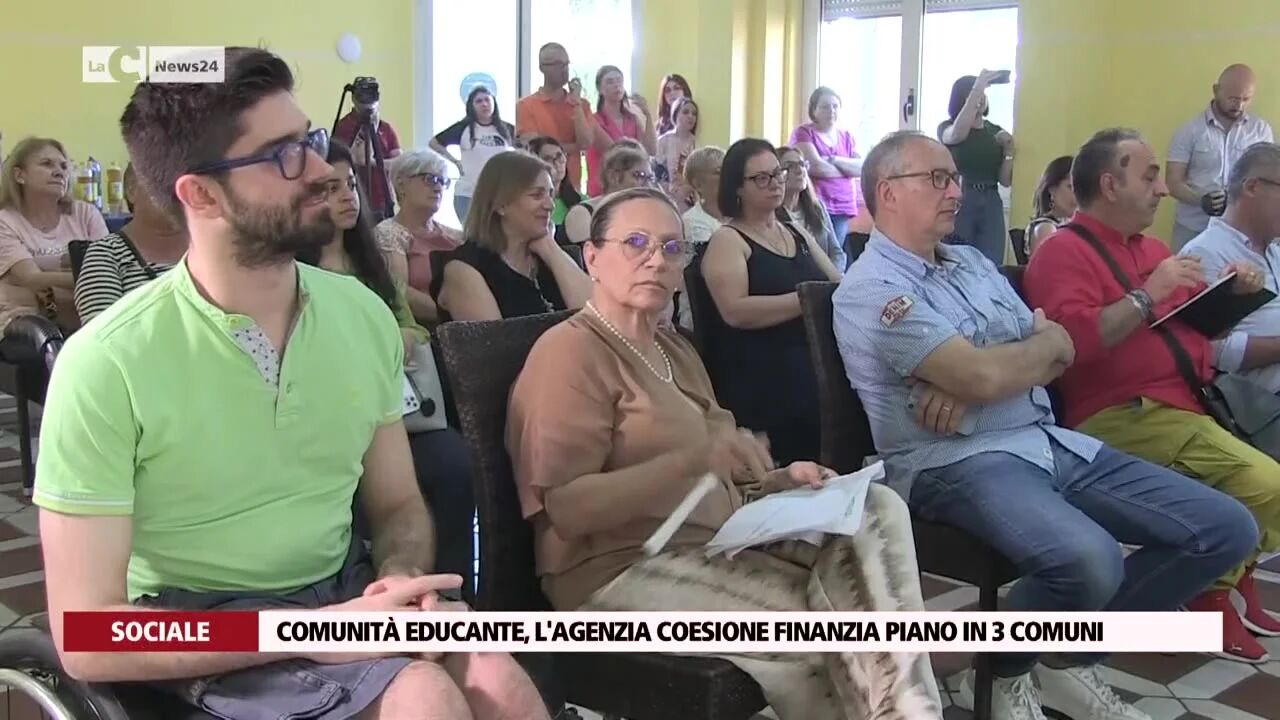 Comunità educante, l'agenzia coesione finanzia piano in 3 comuni