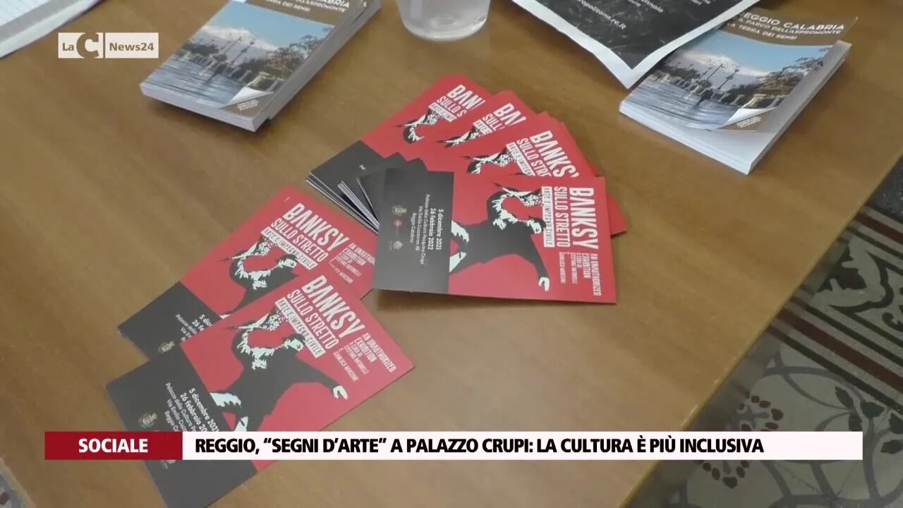 Reggio, “Segni d’arte” a Palazzo Crupi: la cultura è più inclusiva