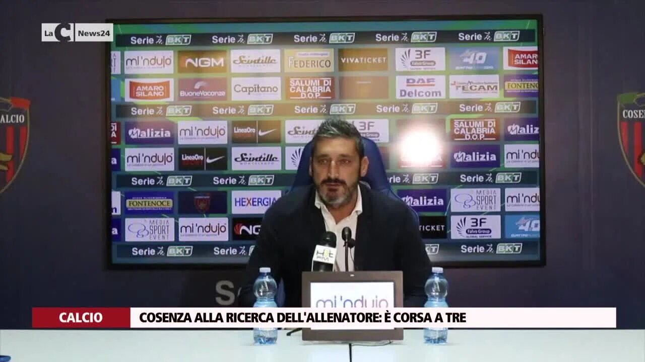 Cosenza alla ricerca dell'allenatore: è corsa a tre