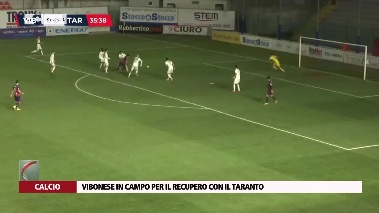 Vibonese in campo per il recupero con il Taranto