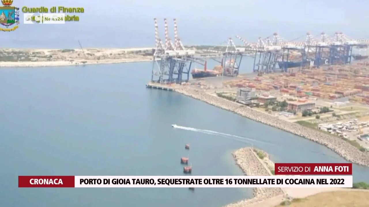 Porto di Gioia Tauro, sequestrate oltre 16 tonnellate di cocaina nel 2022