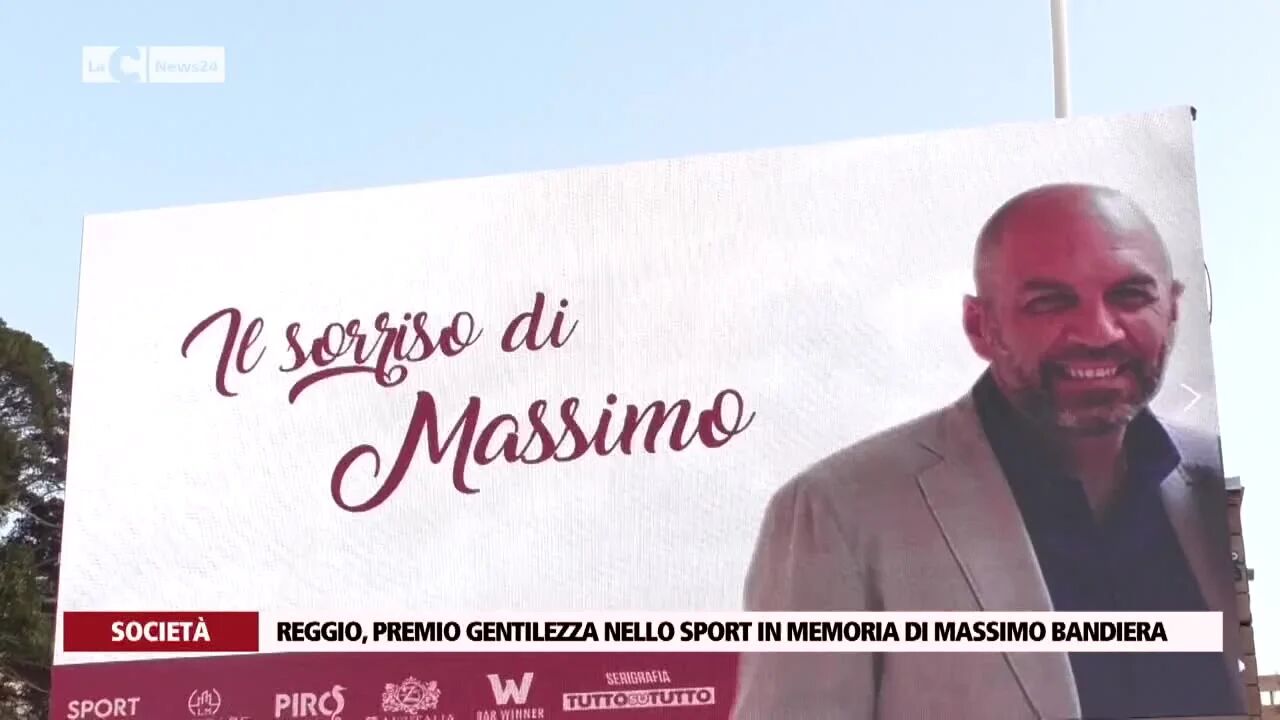 Reggio, premio gentilezza nello sport in memoria di Massimo Bandiera