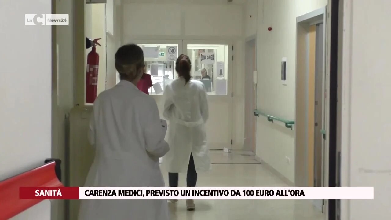 Carenza medici, previsto un incentivo di 100 euro