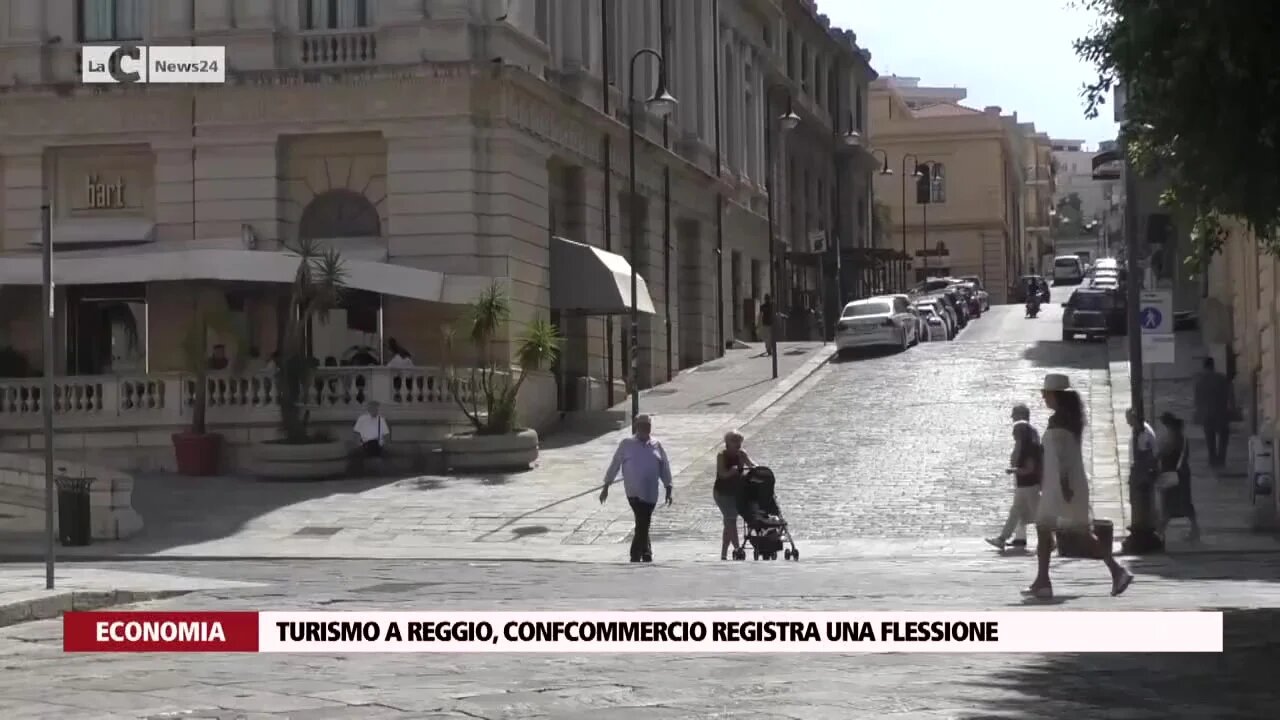 Turismo a Reggio, Confcommercio registra una flessione