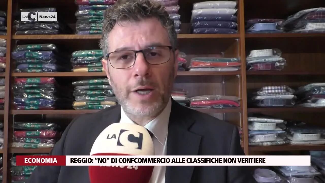 Reggio: “No” di confcommercio alle classifiche non veritiere
