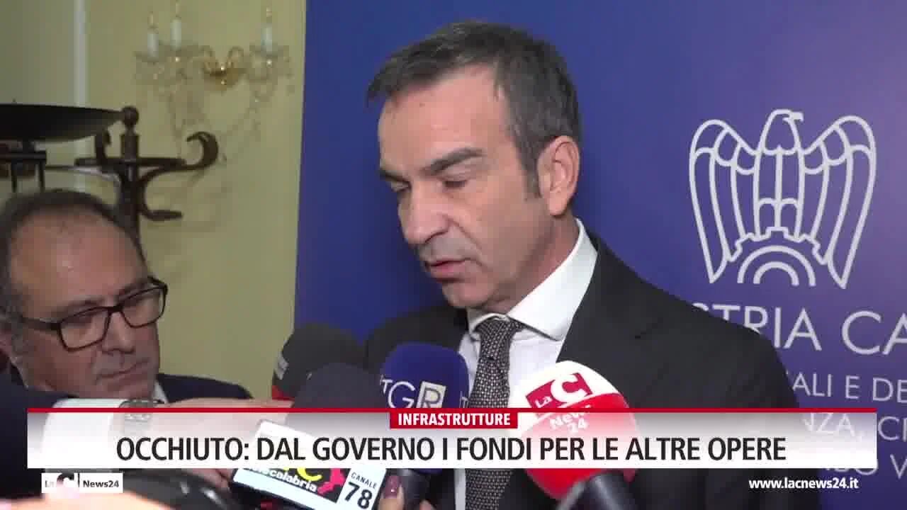 Occhiuto: dal Governo i fondi per le altre opere