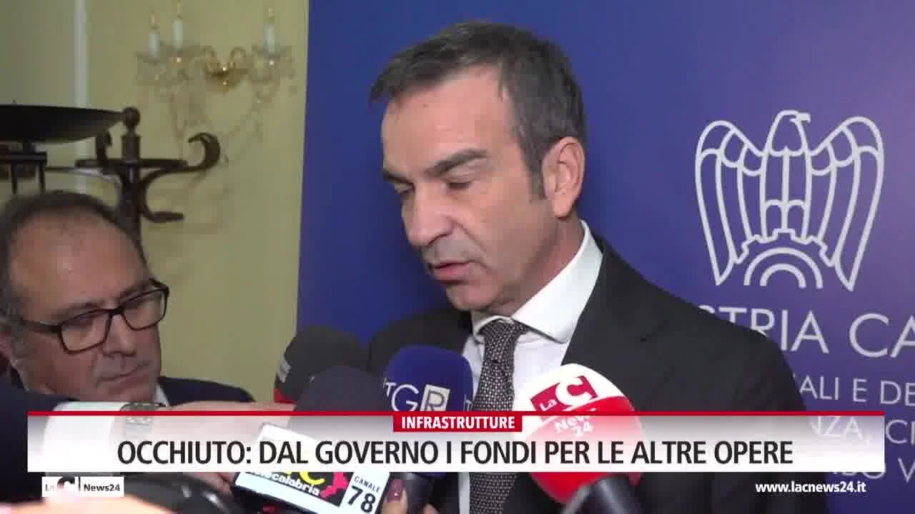 Occhiuto: dal Governo i fondi per le altre opere