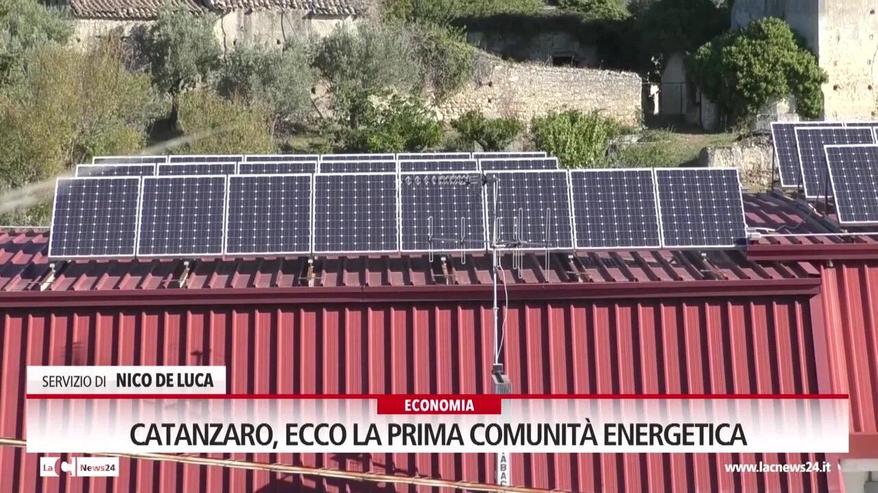 Insieme per condividere l’energia rinnovabile, nasce a Catanzaro la prima comunità: ecco come funziona
