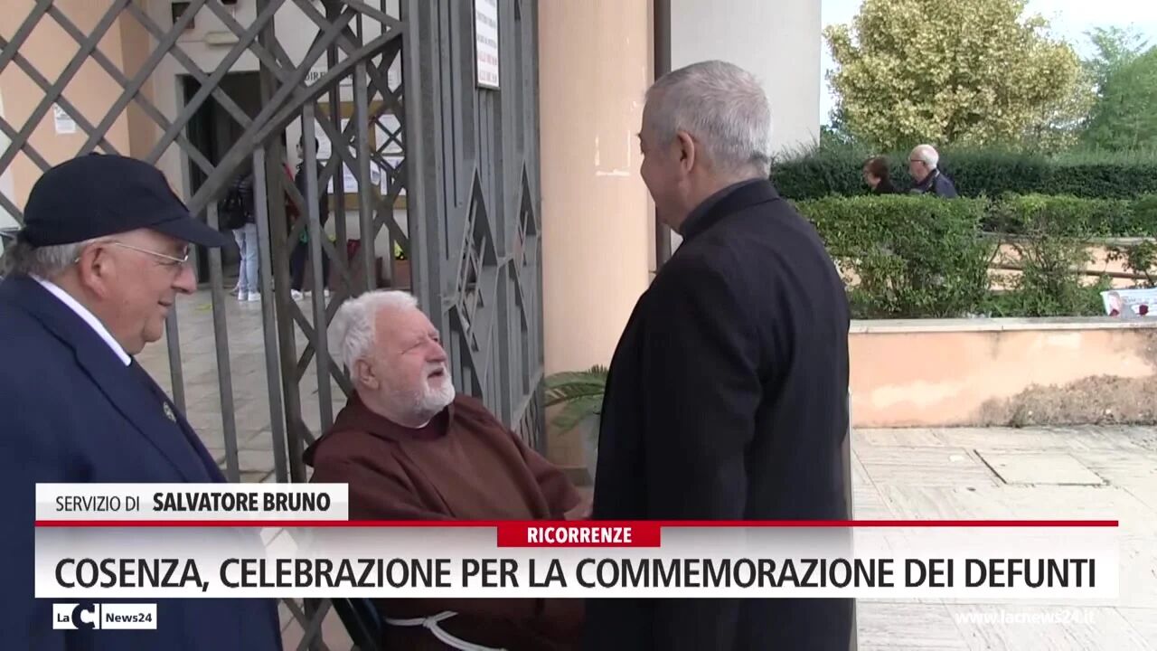 Cosenza, celebrazione per la commemorazione dei defunti