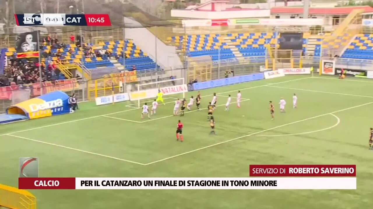 Per il Catanzaro un finale di stagione in tono minore