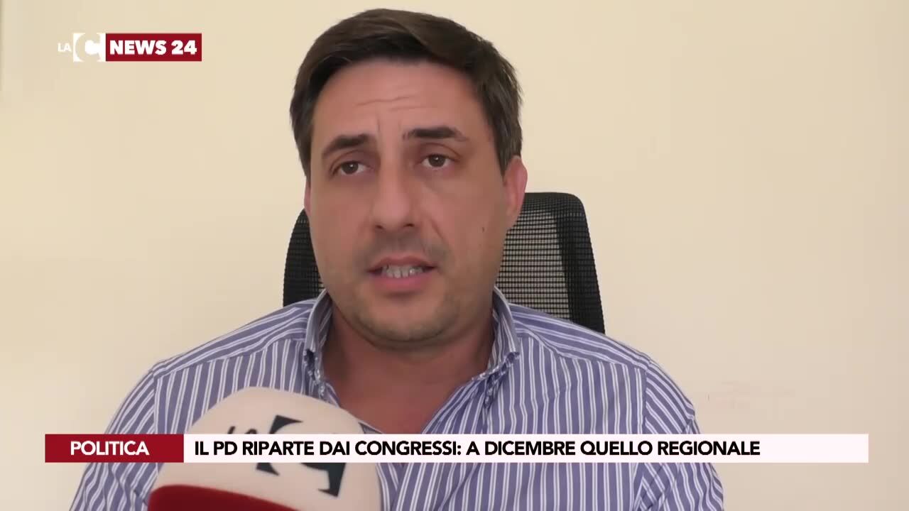 Il Pd riparte dai congressi: a dicembre quello regionale