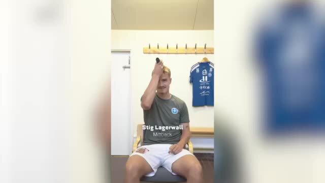 Il capitano ha il cancro, i giocatori del Kalmar si rasano a zero