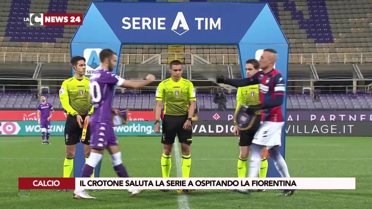 Il Crotone saluta la serie A ospitando la Fiorentina