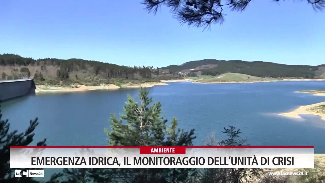 Emergenza idrica, il monitoraggio dell’unità di crisi