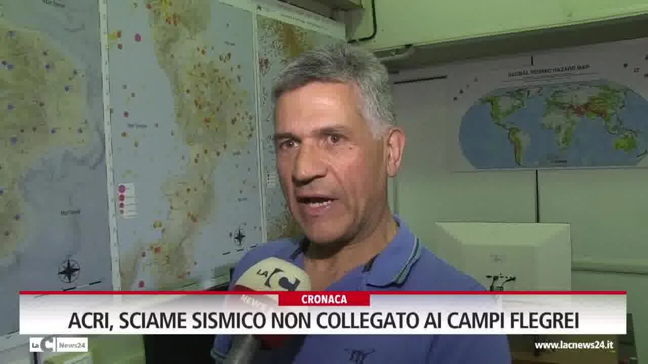 Acri, sciame sismico non collegato ai Campi Flegrei