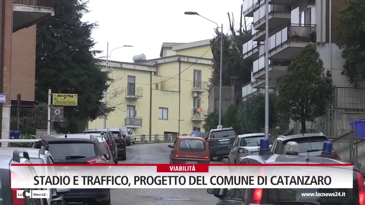 Stadio e traffico, progetto del comune di Catanzaro