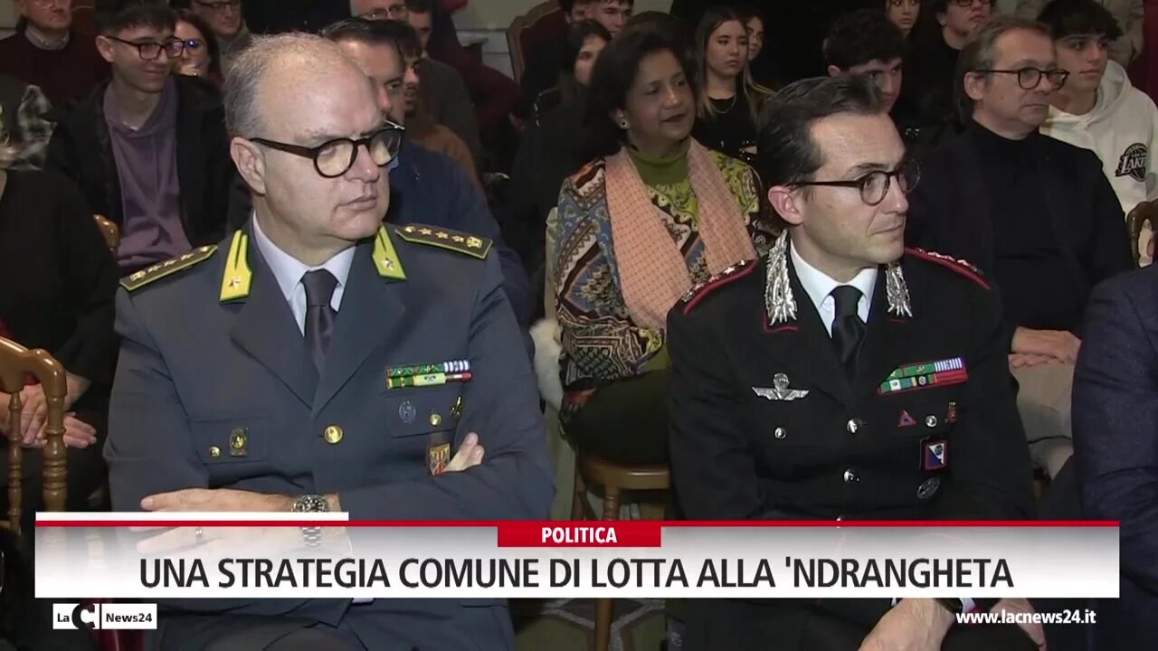 Una strategia comune di lotta alla 'Ndrangheta