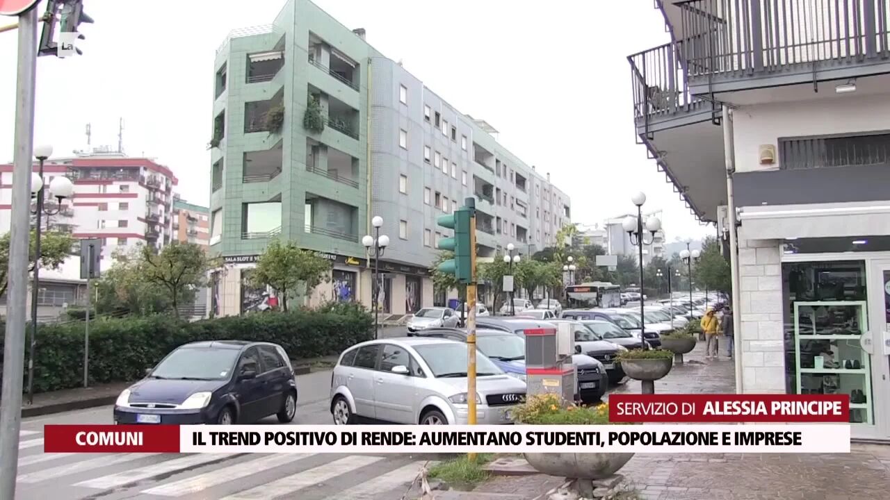 Il trend positivo di Rende: aumentano studenti, popolazione e imprese