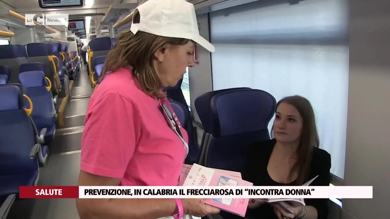 Prevenzione, in Calabria il Frecciarosa di “Incontra donna”