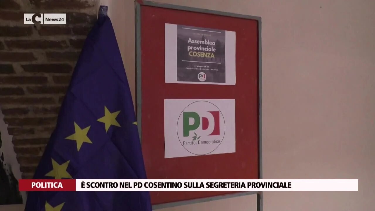 È scontro nel Pd cosentino sulla segreteria provinciale