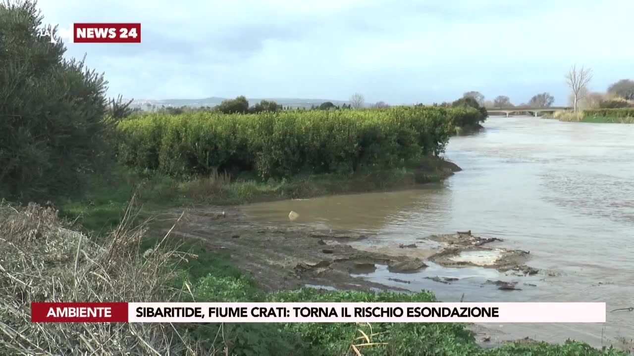 Sibaritide, fiume Crati: torna il rischio esondazione