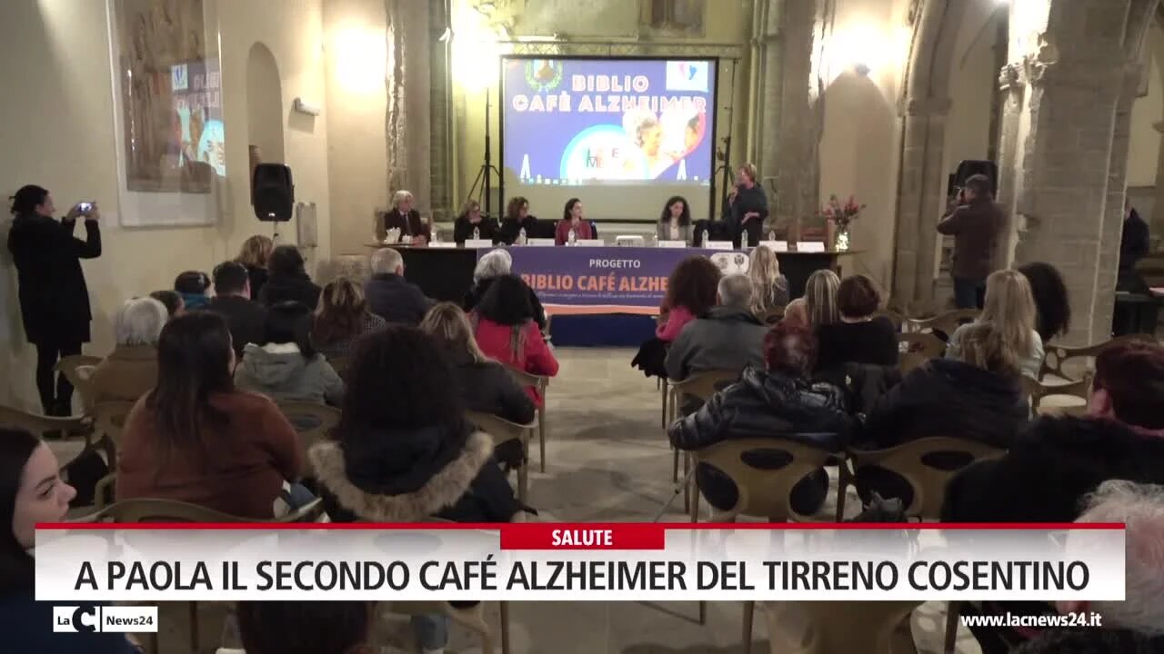 A Paola nasce il Biblio cafè Alzheimer: garantirà sostegno a pazienti e familiari