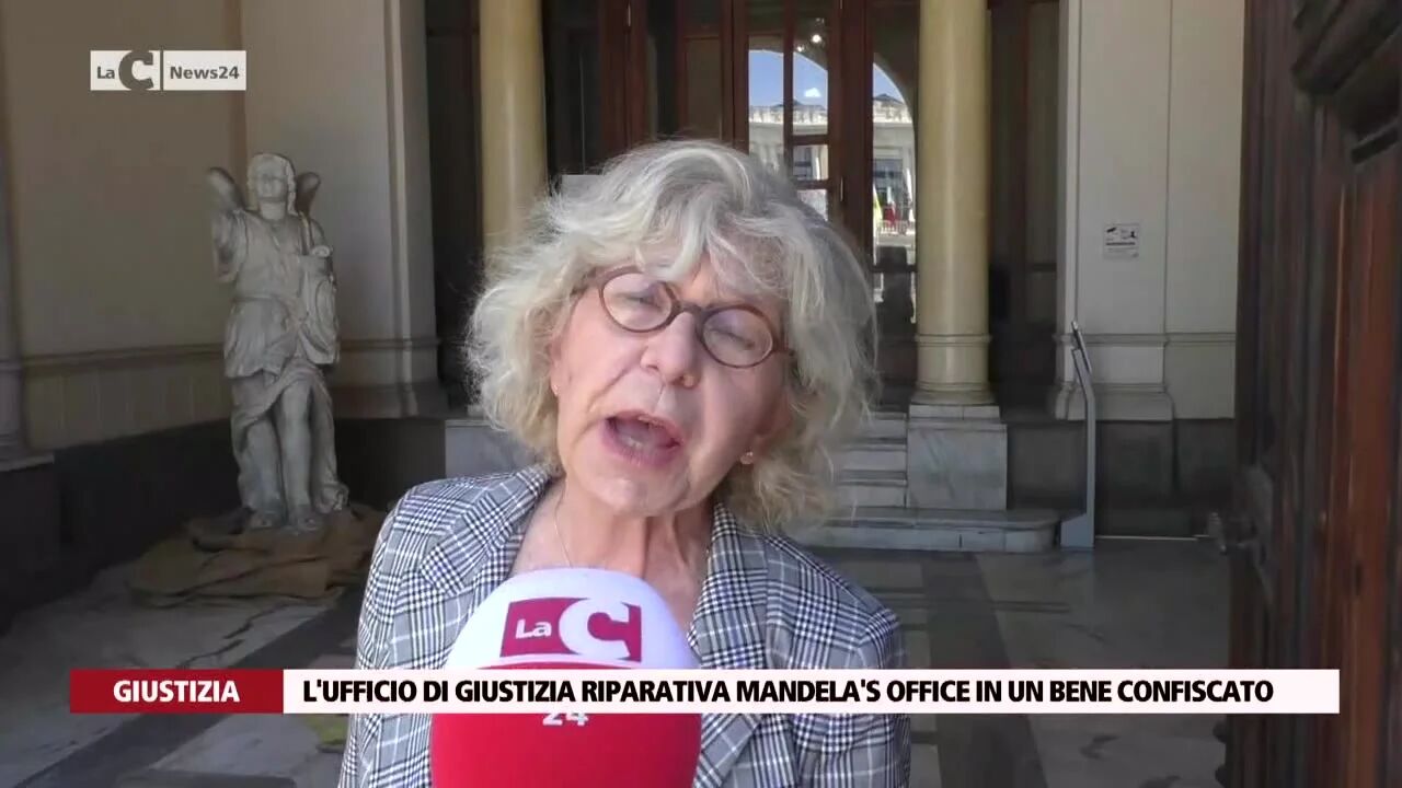 L'ufficio di giustizia riparativa Mandela's office in un bene confiscato