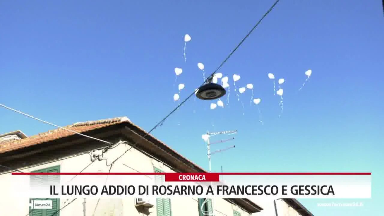 Il lungo addio di Rosarno a Francesco e Gessica