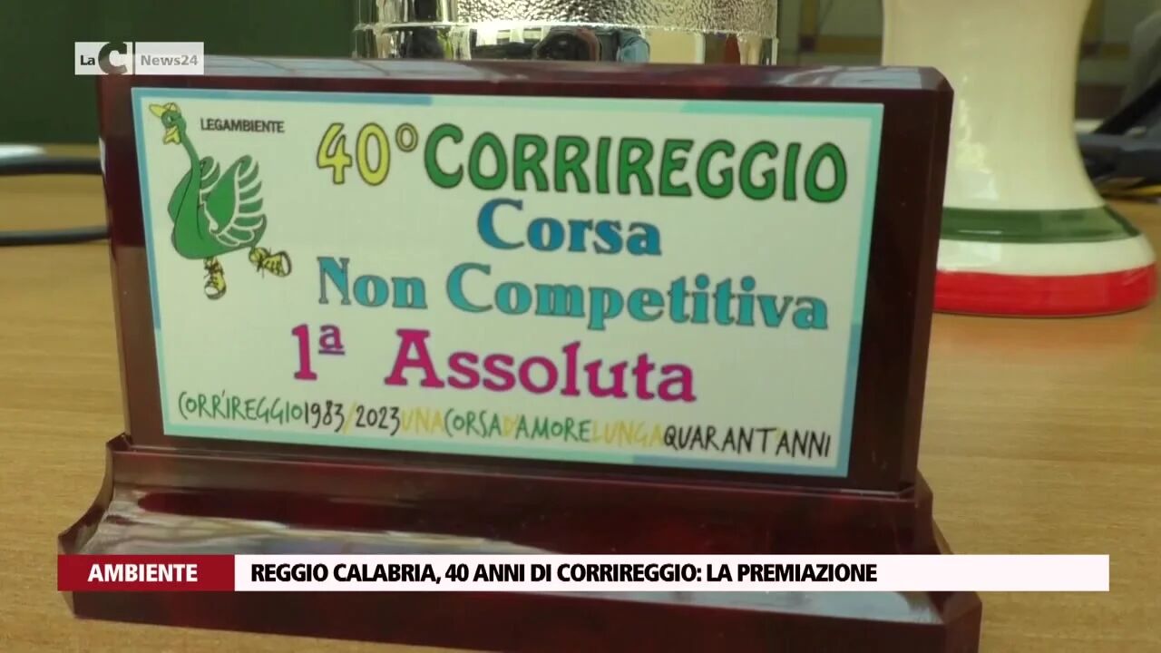 Reggio Calabria, 40 anni di Corrireggio, la premiazione