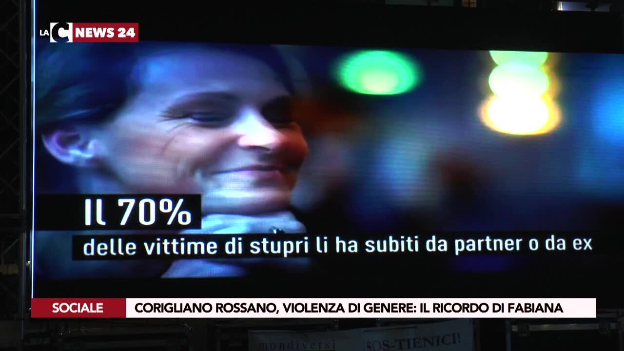 Corigliano Rossano, violenza di genere il ricordo di Fabiana